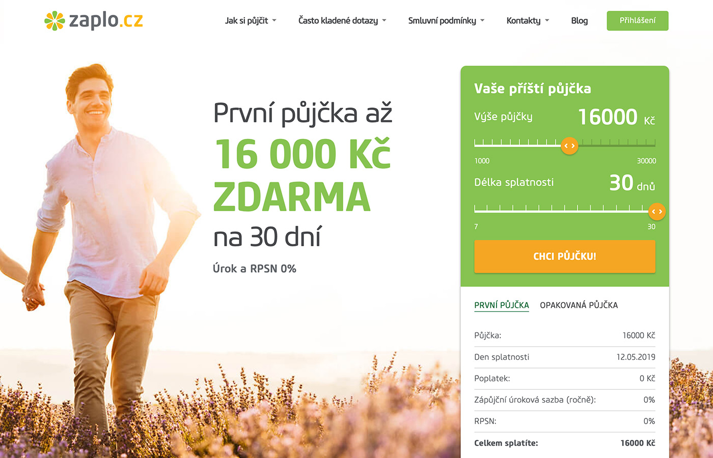 Náhled webu https://www.zaplo.cz